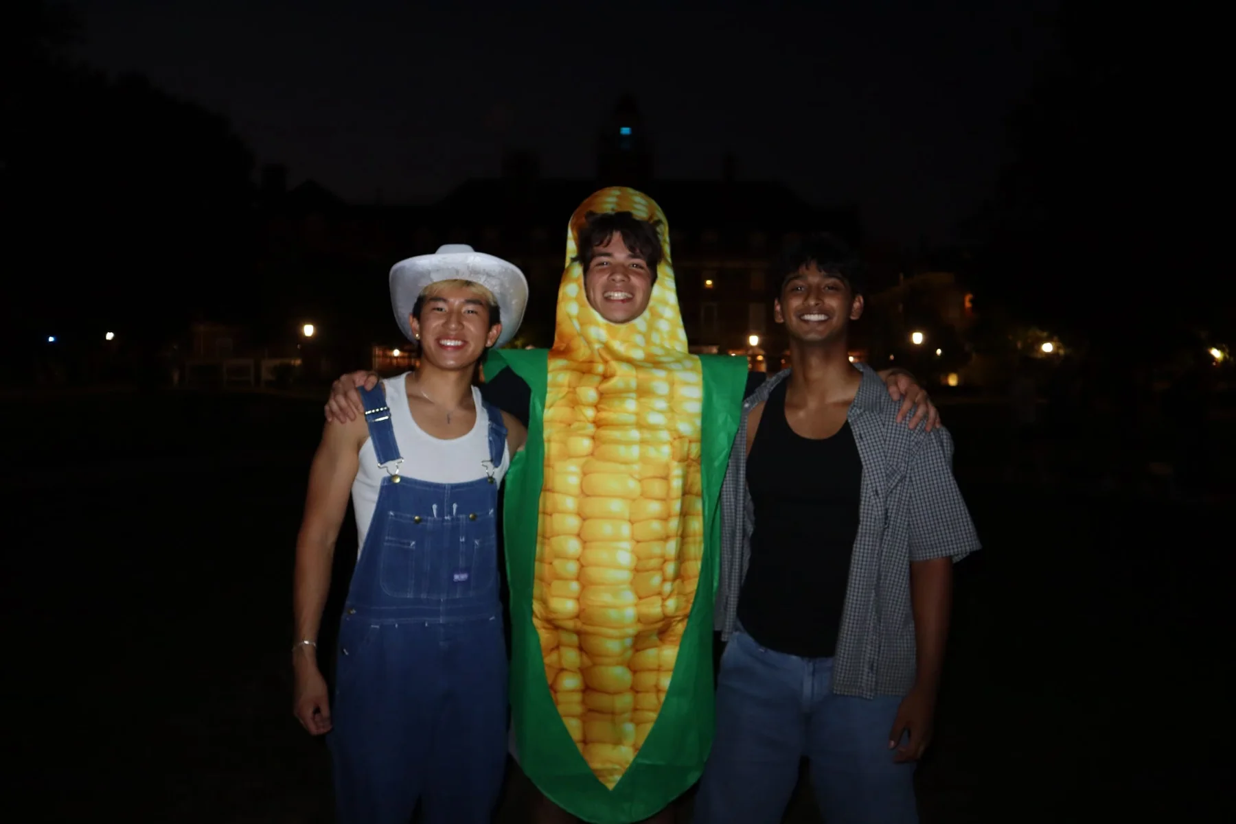 PCT family in playful costumes