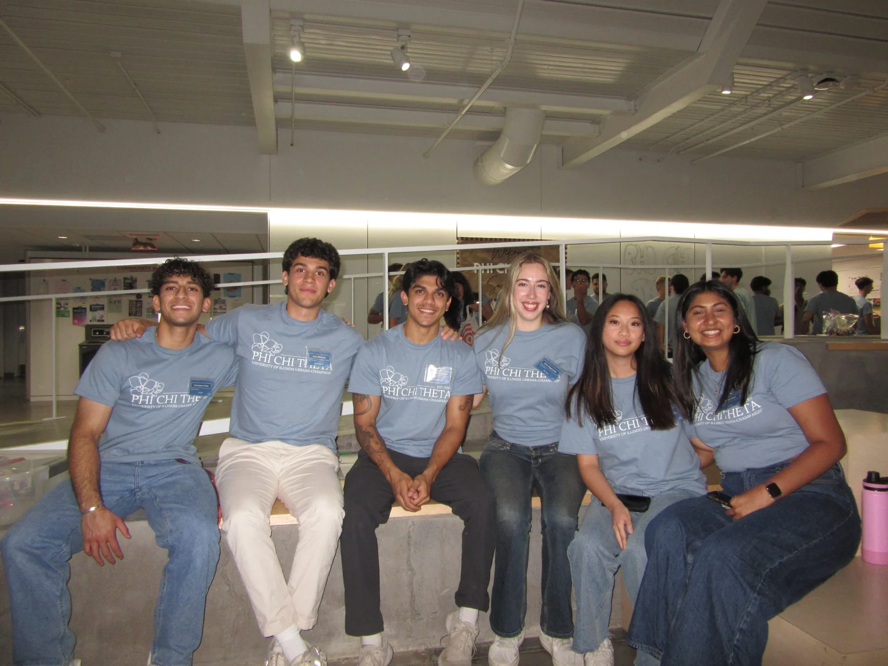 PCT members sitting together at a recruitment event