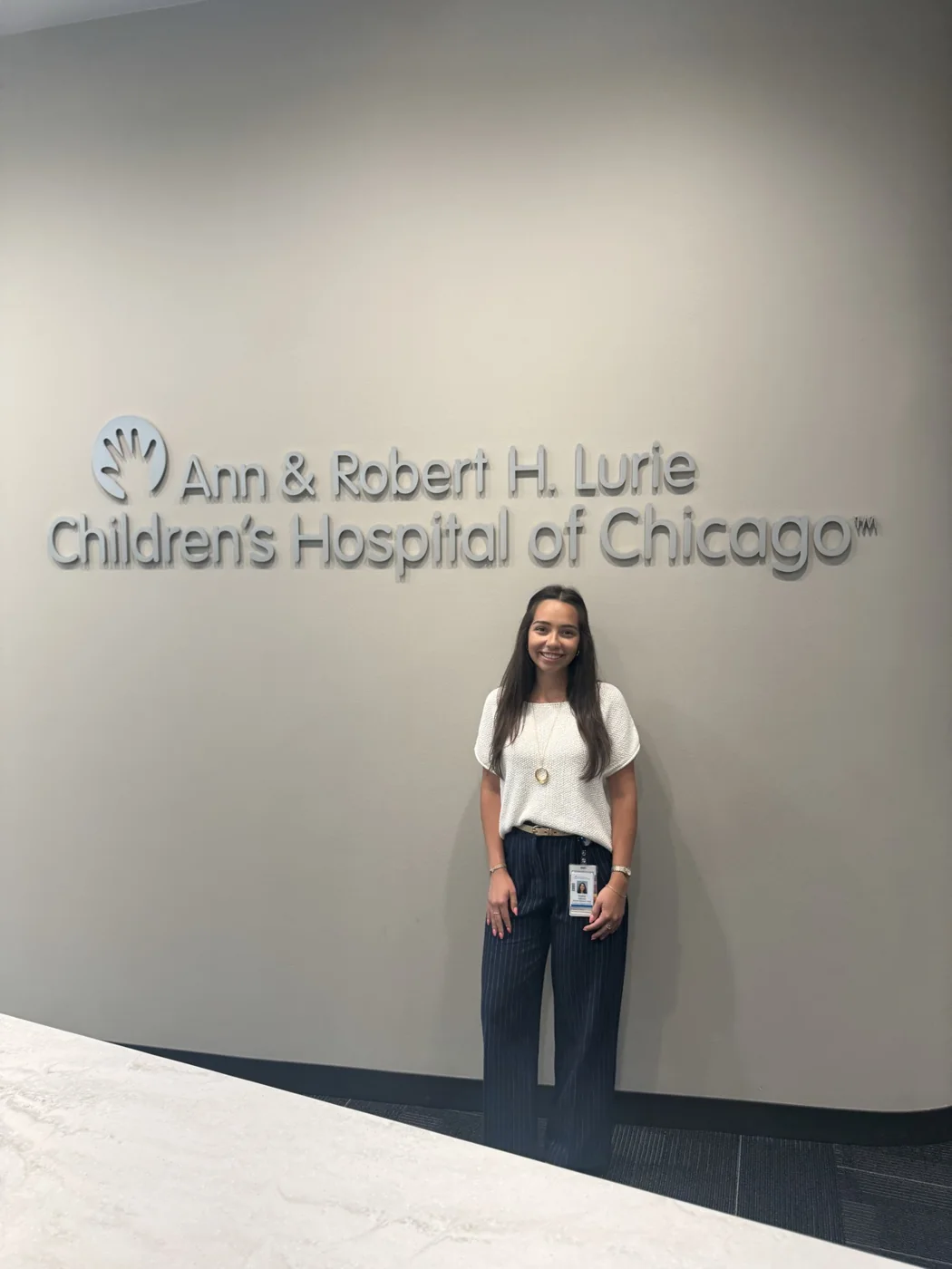 Emma Valencia at Lurie Children’s Hospital